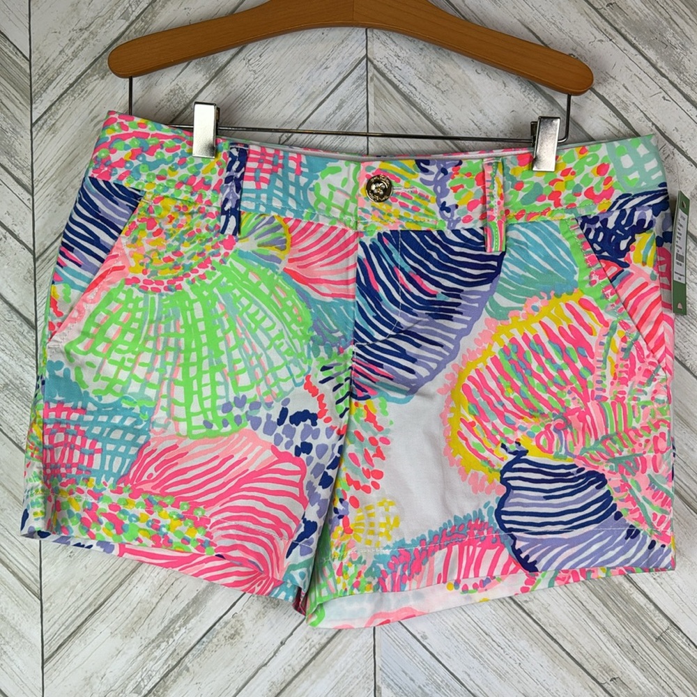 NWT Lilly Pulitzer Callahan Shorts Roar of the Sea - Picture 3 of 13